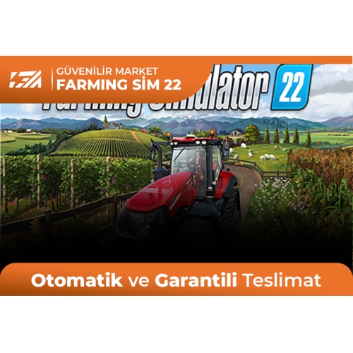  Farming Simülatör 22 + Garanti + Destek